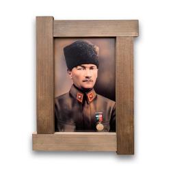 3D Mareşal Atatürk Ahşap Tablo HK0010