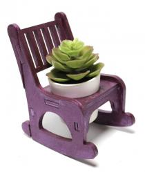 Lora Sallanan Sandalyeli Çiçeklik, Mürdüm HK0215-211