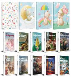 10 Dünya Çocuk Klasiği ve 4 Çizgili Defter -Set-2
