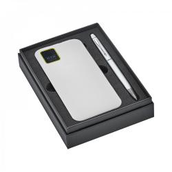 10000mAh Powerbank ve Touchpen Kalem 1022 - Beyaz