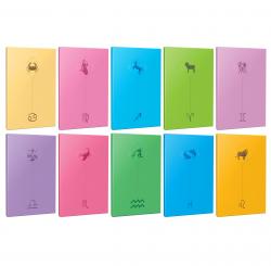 10lu Burç-Astroloji Temalı 13,5x19,5cm 64 Sayfa Çizgisiz Defter Seti -4