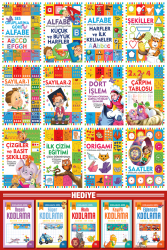 Dikkat Geliştirici Uygulama ve Alıştırmalar Etkinlik Kitapları Seti ve Akıllı Kodlama Kitap Seti