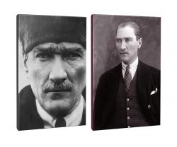 Okula Hazırlık 2li Atatürk- Çizgili Okul Defteri Seti 64 Sayfa 13,5x19,5cm -7 