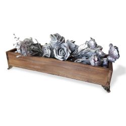 Payitaht Tutacaklı Büyük Ahşap Kasa, Metal Ayaklı HK0410