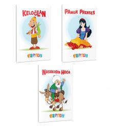 3'lü 64 Sayfa 13,5x19,5 Okul Defteri Seti 8