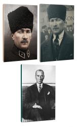 Okula Hazırlık 3lü Atatürk- Çizgili Okul Defteri Seti 64 Sayfa 13,5x19,5cm -5 