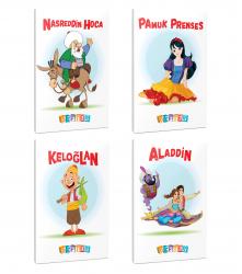 4'lü 64 Sayfa 13,5x19,5 Okul Defteri Seti 4