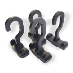 4'lü Ahşap Çanta Askısı Siyah HK0703