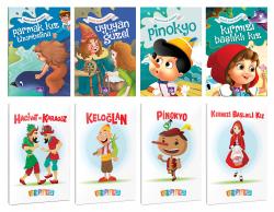 4 Renkli Dünya Masalı ve 4 Masal Karakteri Temalı 64 Sayfa 13,5x19,5 Okul Defteri Seti 4