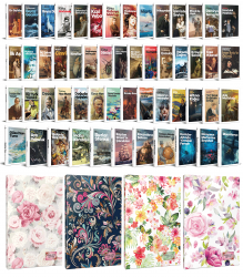 54 Dünya Klasiği ve Çiçekli Planlama Defteri Seti -2