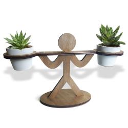 Adam Desenli Beton Saksı Standı HK1627