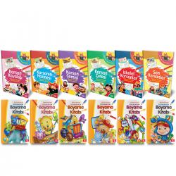 12'li Boyama Kitabı Seti