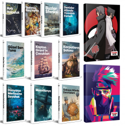 Çocuk Klasikleri 10 Kitap - Naruto ve Sasuke-Itachi Defter