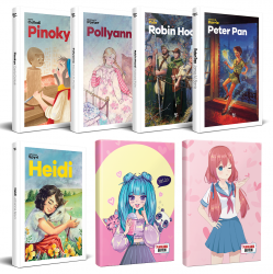 Çocuk Klasikleri Beş Kitap - Flying Kisses ve Catgirl Defter