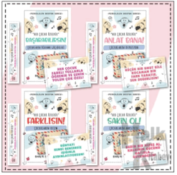 Çocuklar İçin Psikoloik Destek Serisi 4 Kitap (Set 2)