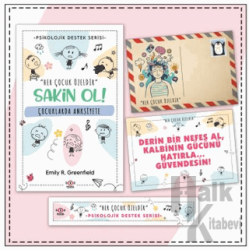 Çocuklar İçin Psikolojik Destek Serisi - Çocuklarda Anksiyete - Kartpostal ve Ayraç