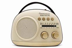 Crownwell Taşınabilir Bluetooth Retro Radyo Arizona Serisi / Grey