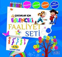 Eğlenceli Faaliyet Seti Lacivert Kitap – 4 Yaş Üzeri