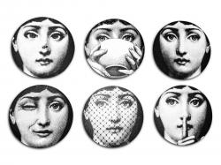 6'lı Kadın Yüzü Tablo Seti HK0952