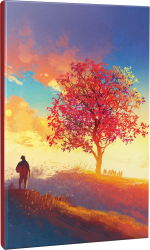 Günbatımı - Manzara Temalı 64 Sayfa Çizgili Okul Defteri