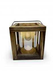 Küçük Ahşap Fener Mumluk HK0975