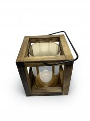 Orta Ahşap Fener Mumluk HK0976