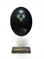 Mia Dekoratif Resimli Ahşap Biblo HK-15