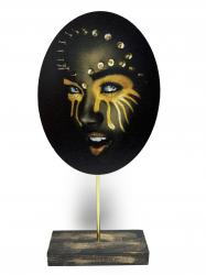 Mia Dekoratif Resimli Ahşap Biblo HK-23