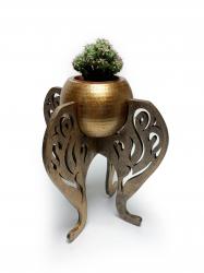 Mari Ahşap Ayaklı Beton Saksı Seri 1 HK1583