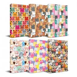 Kedi Temalı Planlama Defteri Seti - 6 Defter