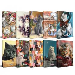 Kedi Temalı Süresiz Planlama Defter Seti - 10 Defter