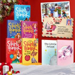 Kişiye Özel Kartpostallı - Sihirli Günlük Seti - 5 Kitap 2 Defter 1