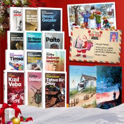 Kişiye Özel Kartpostallı -  Dünya Klasikleri Seti - 12 Kitap 2 Defter -1