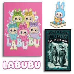 Labubu Family Defter ve İnatçı Keraban Jules Verne