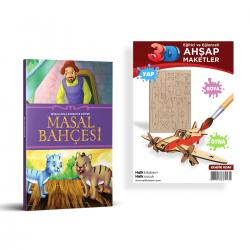 Masallarla Karakter Eğitimi Masal Bahçesi + Klasik Uçak Ahşap Boyama