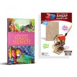 Masallarla Karakter Eğitimi Masal Demeti + Serender Ahşap Boyama