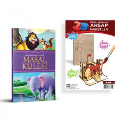 Masallarla Karakter Eğitimi Masal Kulesi + Kale Ahşap Boyama