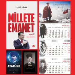 Millete Emanet ve Yüzyılların Lideri Atatürk - Kalpaklı Ajanda - Sakarya Duvar Takvimi