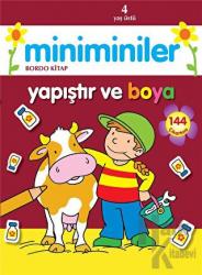 Miniminiler : Bordo Kitap Yapıştır ve Boya - 144 Çıkartma