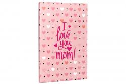 Not Defteri I Love You Mom Çizgisiz