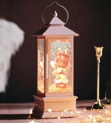 Orman Perisi Kar Küresi Gece Lambası