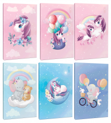 Rüyalar Alemi 6lı 64 Sayfa Çizgili Okul Defteri Seti -2