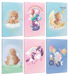 Rüyalar Alemi 6lı 64 Sayfa Çizgili Okul Defteri Seti -6