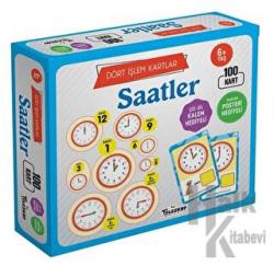 Saatler 6 Yaş Dört İşlem Kartlar