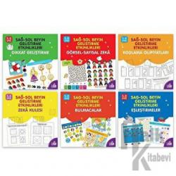 Sağ-Sol Beyin Geliştirme Etkinlikleri Seti 5-8 Yaş (6 Kitap Takım)