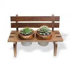 Sefa Bank 2'li Beton Saksılı , Bakır Renk HK1592-B