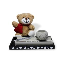 Sevgililer Günü Hediye Seti Masaüstü Organizerlı HK1707