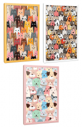 Sivri Kulaklar 3lü 64 Sayfa Çizgili Okul Defteri Seti -6