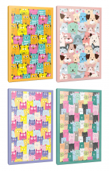 Sivri Kulaklar 4lü 64 Sayfa Çizgili Okul Defteri Seti -8