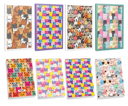 Sivri Kulaklar 4lü 64 Sayfa Çizgili Defter ve 4 Bloknot-12